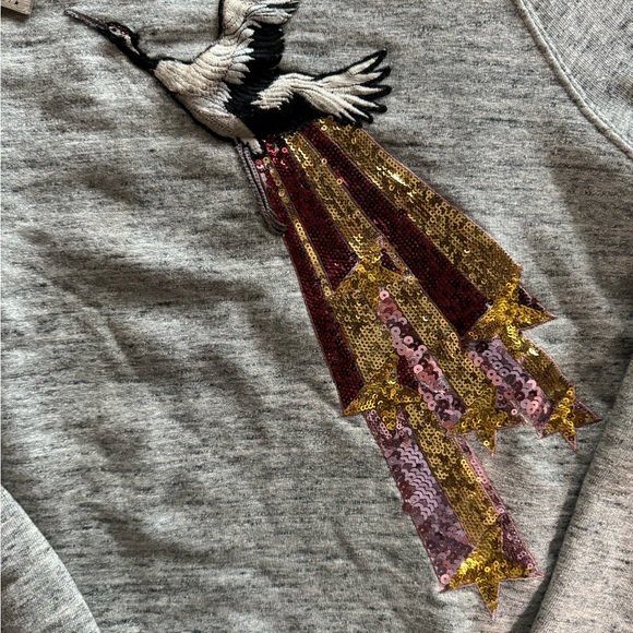 RARE Golden Goose Hariku Sequin Pullover Crewneck Sweatshirt Size M - Picture 2 of 4